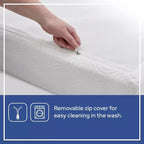 Matelas de berceau tricoté respirant à 2 étapes - Ferme/Doux, Imperméable, Doré