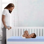 Matelas de berceau miniature respirant de 10 cm avec noyau Cloud – Ferme, double face