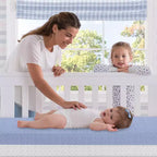 Matelas de berceau miniature respirant de 10 cm avec noyau Cloud – Ferme, double face