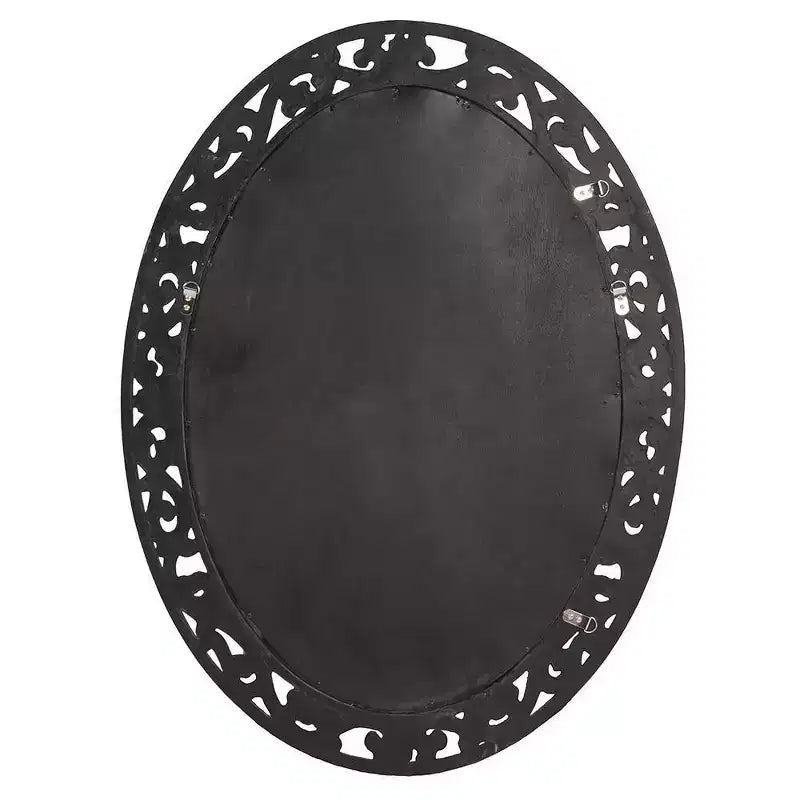 Miroir Mural Vénitien 48" x 14" - Finition Cuivre, Verre Biseauté