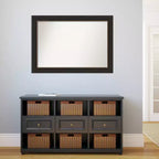 Miroir mural bronze 41" x 29" non biseauté – Style moderne, cadre en polystyrène