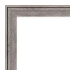 Miroir Mural de Salle de Bain en Bois Gris Barnwood Non Biseauté 41" x 29"