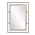 Howard Elliott 33"x23" Gavin Metal Framed Wall and Accent Mirror: Iron Rectangle, No Assembly, Modern Decor