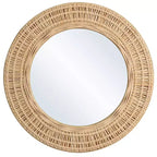 Bamboo Breeze Natural Woven Framed Wall Mirror Brown - StyleCraft