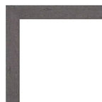 Miroir mural de salle de bain gris en planches rustiques sans biseau 24" x 30" - Rectangle, cadre en polystyrène