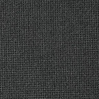 Lot de 2 chaises de salle à manger rembourrées en acier inoxydable brossé et tissu anthracite