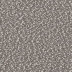 Lot de 2 chaises de salle à manger en fer et tissu Gris/Noir mat