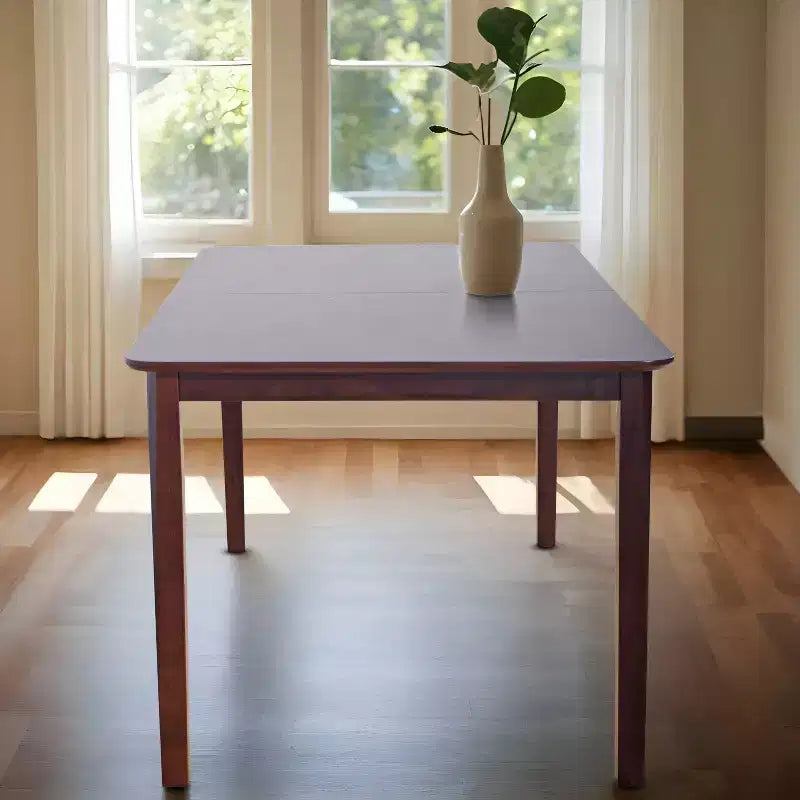 Table à manger moderne du milieu du siècle 150 cm - Marron foncé, MDF, 6 places