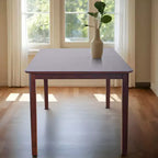 Table à manger moderne du milieu du siècle 150 cm - Marron foncé, MDF, 6 places