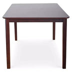 Table à manger moderne du milieu du siècle 150 cm - Marron foncé, MDF, 6 places