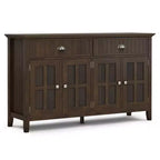 WyndenHall Normandy Large Sideboard Buffet Brunette Brown