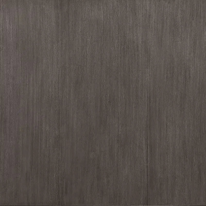 Table de salle à manger extensible - Gris délavé, double pied central, 6 places