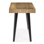 Banc en manguier massif aspect vieilli naturel