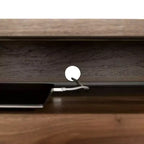 Secrétaire multifonctionnel - Noyer naturel, tablette coulissante, tiroir classeur