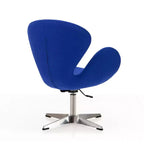Lot de 2 chaises pivotantes réglables en similicuir framboise