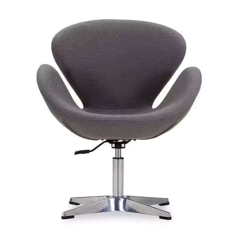 Lot de 2 chaises pivotantes réglables en similicuir framboise