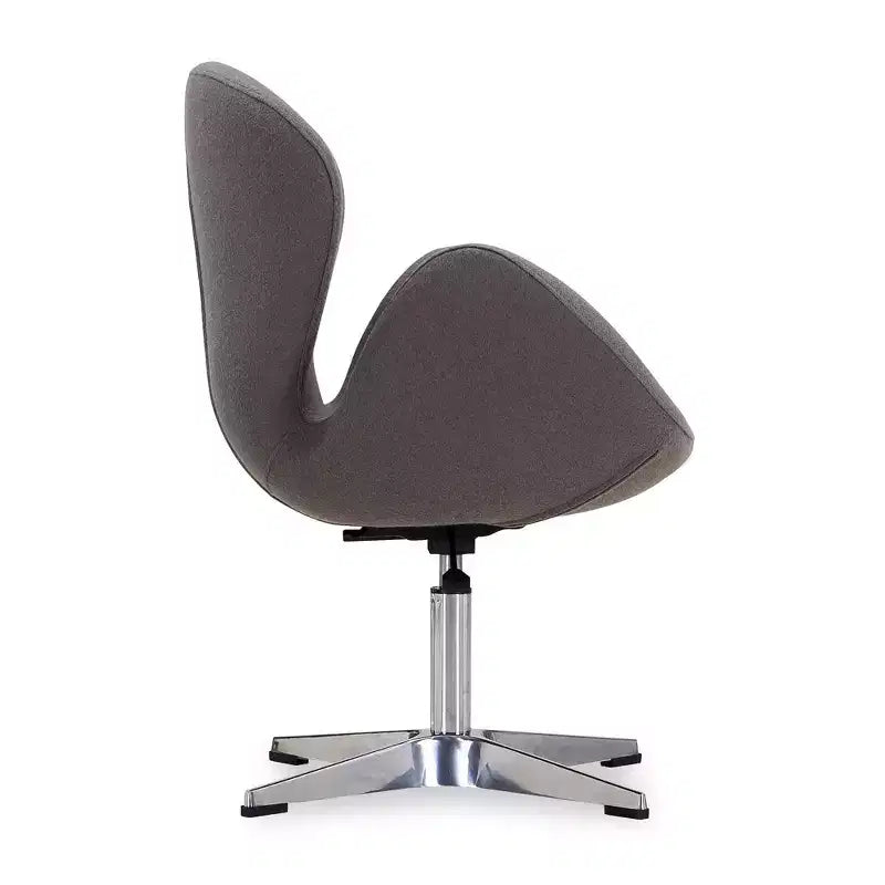 Lot de 2 chaises pivotantes réglables en similicuir framboise