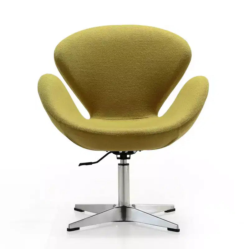 Lot de 2 chaises pivotantes réglables en similicuir framboise