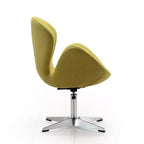 Lot de 2 chaises pivotantes réglables en similicuir framboise