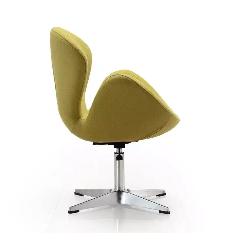 Lot de 2 chaises pivotantes réglables en similicuir framboise