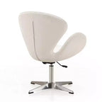 Lot de 2 chaises pivotantes réglables en similicuir framboise