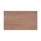Table à manger en pin massif – Double pied, miel rustique, 4 places
