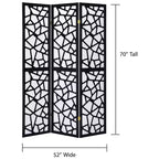 Paravent avec découpes en mosaïque - Paravent pliant à 4 panneaux