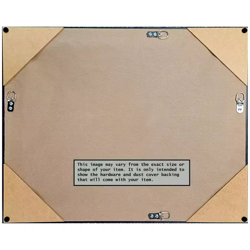 Miroir mural de salle de bain en bois bronze clair non biseauté 25 x 37 po