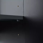 Bahut buffet moderne avec poignées et pieds en métal