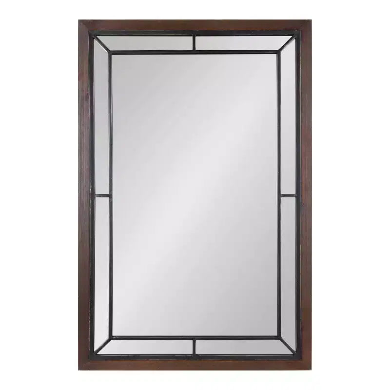 Miroir mural rectangulaire - Cadre en MDF, 24 x 36 po