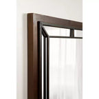 Miroir mural rectangulaire - Cadre en MDF, 24 x 36 po