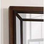 Miroir mural rectangulaire - Cadre en MDF, 24 x 36 po
