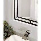 Miroir mural rectangulaire - Cadre en MDF, 24 x 36 po