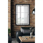 Miroir mural rectangulaire - Cadre en MDF, 24 x 36 po