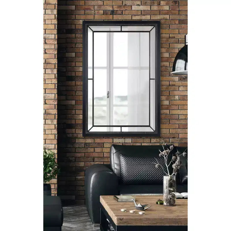 Miroir mural rectangulaire - Cadre en MDF, 24 x 36 po