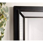 Miroir mural rectangulaire - Cadre en MDF, 24 x 36 po