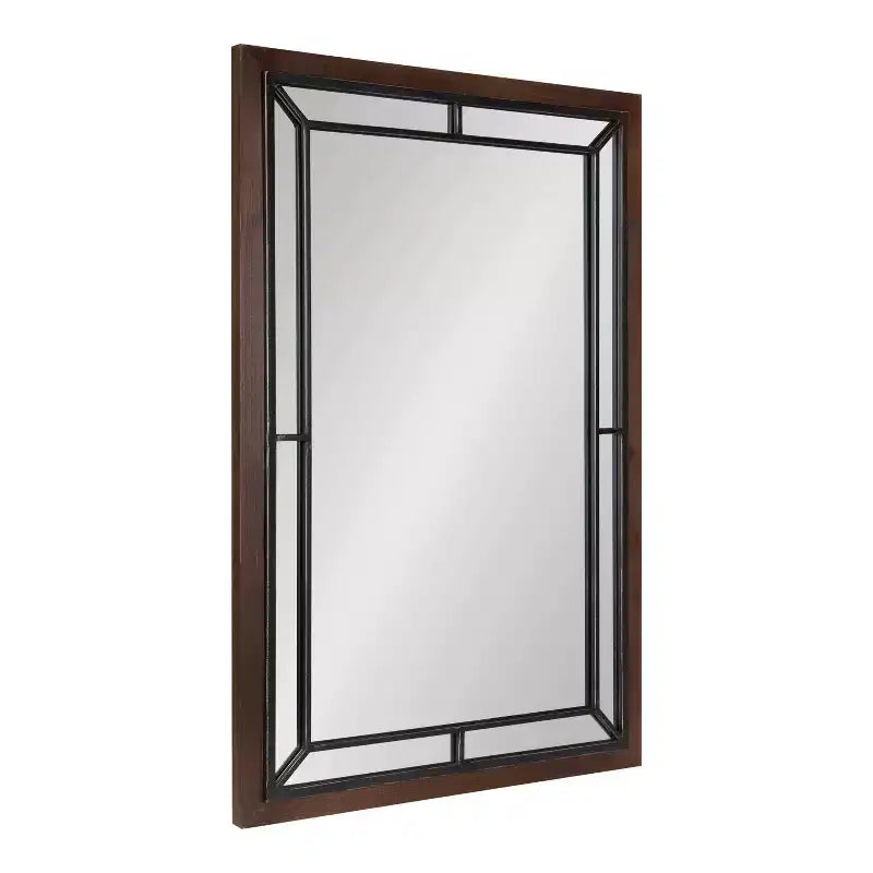 Miroir mural rectangulaire - Cadre en MDF, 24 x 36 po