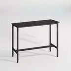 VASAGLE, Narrow Long Bar, Kitchen Dining, High Pub Table, Sturdy Metal Frame, Industrial Design, 15.7 x 47.2 x 35.4 Inches