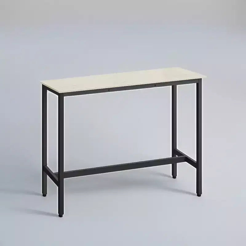 Table de Bar Haute et Étroite - Industrielle, Structure en Métal, 40 x 120 x 90 cm