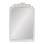 Miroir mural encadré - Blanc, Rectangle, 30 x 20 po