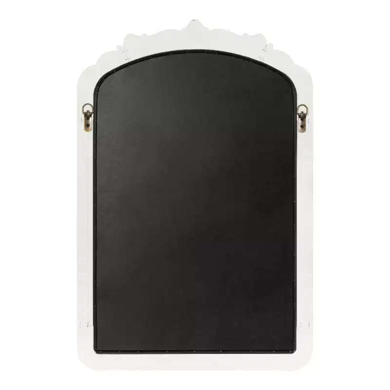 Miroir mural encadré - Blanc, Rectangle, 30 x 20 po
