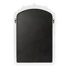 Miroir mural encadré - Blanc, Rectangle, 30 x 20 po