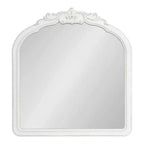 Miroir mural encadré - Blanc, Rectangle, 30 x 20 po