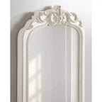 Miroir mural encadré - Blanc, Rectangle, 30 x 20 po