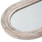 Miroir sur pied plein cadre en bois avec arche - 71 x 31 po