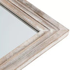 Miroir sur pied plein cadre en bois avec arche - 71 x 31 po