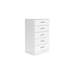 Signature Design by Ashley Casual Flannia Chest of Drawers, White