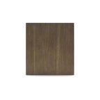 Table d'appoint décontractée avec portes d'armoire - Acacia marron grisâtre
