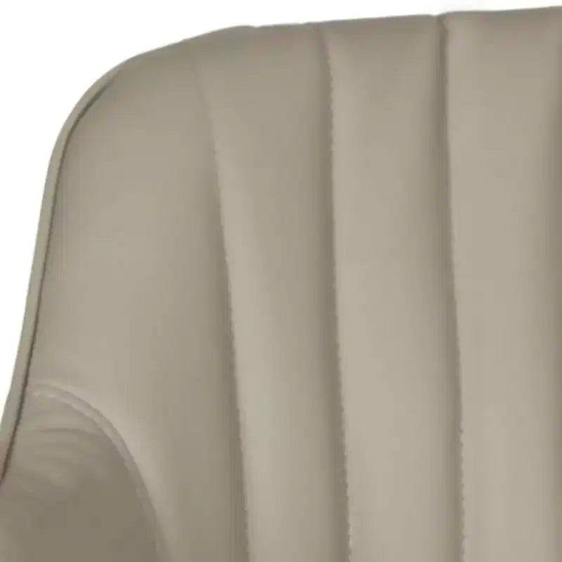 Chaise de bureau pivotante - Similicuir capitonné, hauteur réglable