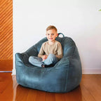 Fauteuil poire Hug - Suède végane, Adolescents et adultes